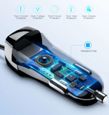 Raxfly Chargeur de voiture / chargeur micro-USB avec charge rapide 2,4 A - Noir