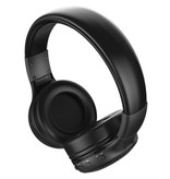 Zealot Casque sans fil B19 avec écran LED et radio FM - Casque sans fil Bluetooth 5.0 Stéréo Studio Noir