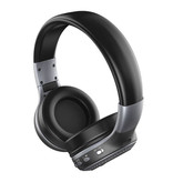 Zealot B19 Drahtlose Kopfhörer mit LED-Anzeige und UKW-Radio - Bluetooth 5.0 Drahtlose Kopfhörer Stereo Studio Grey