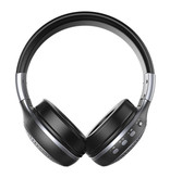 Zealot Auriculares inalámbricos B19 con pantalla LED y radio FM - Auriculares inalámbricos Bluetooth 5.0 Stereo Studio Grey