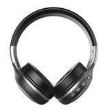 Zealot Cuffie wireless B19 con display a LED e radio FM - Cuffie wireless Bluetooth 5.0 Studio stereo grigio