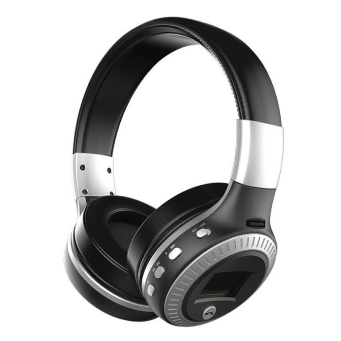Zealot B19 Draadloze Koptelefoon met LED Display en FM Radio - Bluetooth 5.0 Wireless Headphones Stereo Studio Zilver