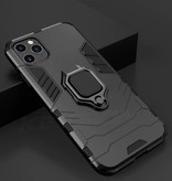 Keysion Samsung Galaxy A30 Case - Magnetic Shockproof Case Cover Cas TPU Black + Kickstand
