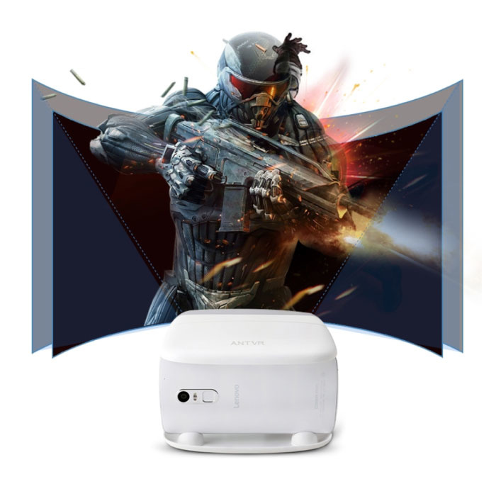 ANTVR Xiaomeng Gafas de realidad virtual 3D VR 100 ° para teléfonos inteligentes de 4.7 - 6 pulgadas Blanco