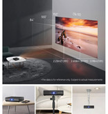 BYINTEK Projektor U30 Pro Mini LED z systemem Android i Bluetooth - Beamer Home Media Player