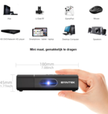 BYINTEK Projektor U30 Pro Mini LED z systemem Android i Bluetooth - Beamer Home Media Player