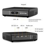 BYINTEK U30 Pro Mini LED-Projektor mit Android und Bluetooth - Beamer Home Media Player