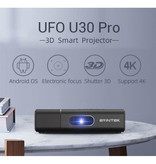 BYINTEK U30 Pro Mini LED-Projektor mit Android und Bluetooth - Beamer Home Media Player