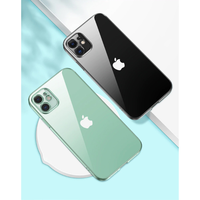 Cubierta de silicona iPhone 11 Pro Max marco de lujo del caso de