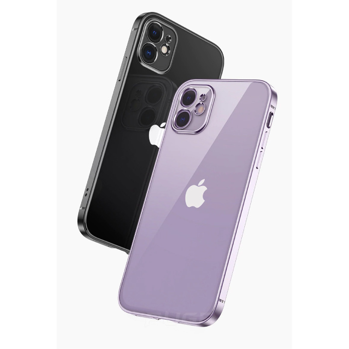 Comprar Funda de silicona de lujo para iPhone 13 Mini 15 14 Pro MAX, fundas  para Apple iPhone 11 12 13 mini, cubierta completa con caja