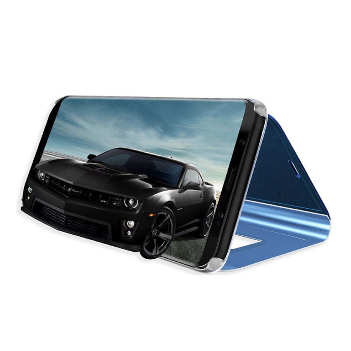 Stuff Certified® Etui z Klapką Smart Mirror do Huawei Y7 2019 Czarne