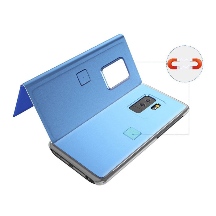 Stuff Certified® Etui z Klapką Smart Mirror do Huawei Y7 2019 Czarne