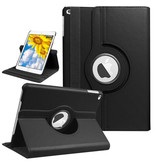 Stuff Certified® Leren Vouwbare Cover voor iPad 2 - Multifunctioneel Hoesje Case Zwart