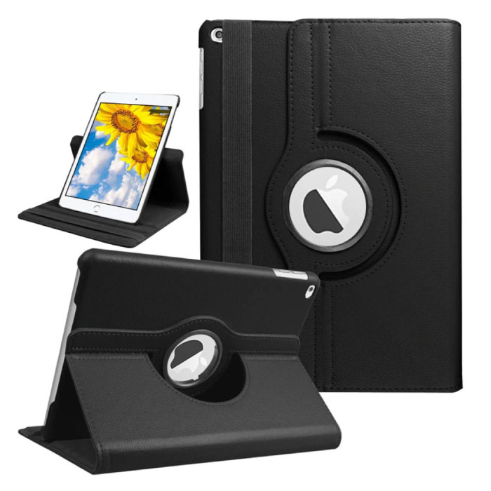 Stuff Certified® Leather Foldable Cover for iPad 2019 (10.2 ") - Multifunctional Case Case Red