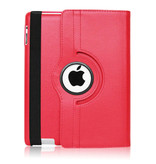 Stuff Certified® Housse en cuir pliable pour iPad 2020 (10,2 ") - Étui multifonction rouge