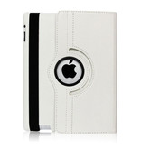 Stuff Certified® Leren Vouwbare Cover voor iPad 2020 (10.2") - Multifunctioneel Hoesje Case Wit