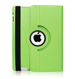 Stuff Certified® Leren Vouwbare Cover voor iPad 2020 (10.2") - Multifunctioneel Hoesje Case Groen