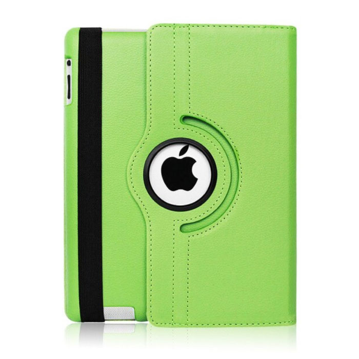 Stuff Certified® Leren Vouwbare Cover voor iPad Mini 4 - Multifunctioneel Hoesje Case Groen