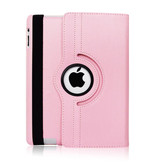 Stuff Certified® Faltbare Lederhülle für iPad Air 2 - Multifunktionale Hülle Pink