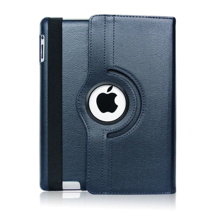 Funda Plegable de Piel para iPad 2020 (10,2 ") - Funda Multifuncional Azul