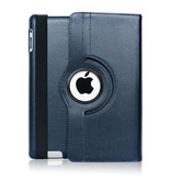 Stuff Certified® Leather Foldable Cover for iPad 2 - Multifunctional Case Case Blue