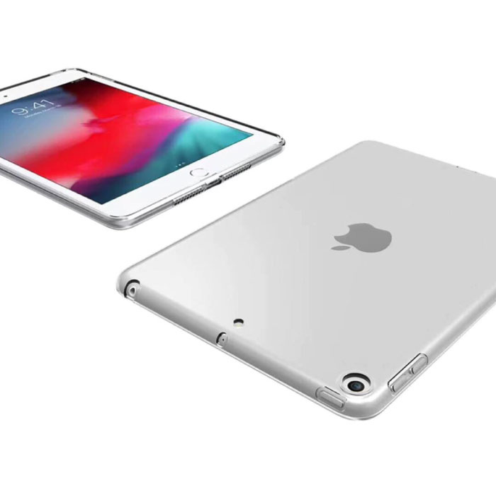 Stuff Certified® Transparent Case for iPad 2018 (9.7 ") - Clear Case Cover Silicone TPU