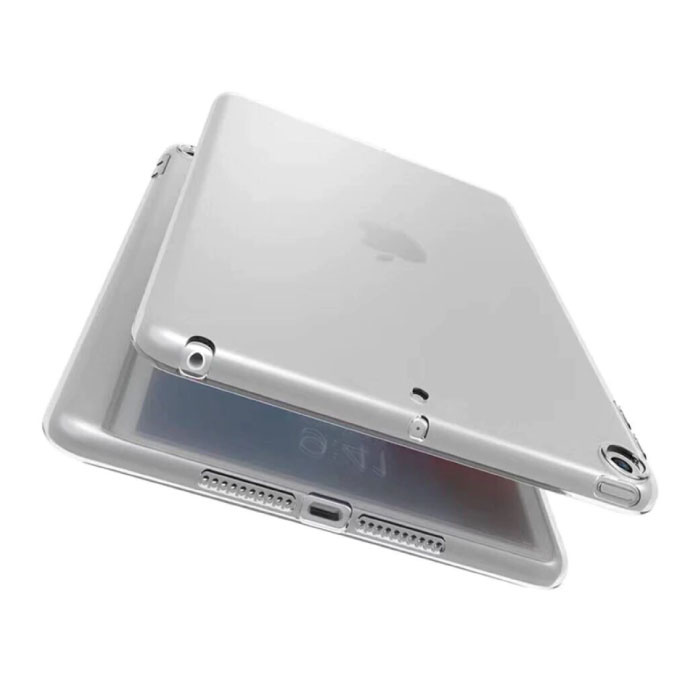 Stuff Certified® Transparent Case for iPad 2018 (9.7 ") - Clear Case Cover Silicone TPU