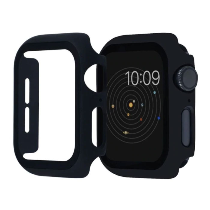 Full Cover for iWatch Series 38mm - Case and Screen Protector - Tempered Glass Hard Case TPU
