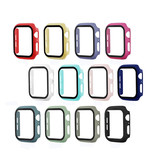 Stuff Certified® Cover completa per iWatch Series 40mm - Custodia e protezione schermo - Custodia rigida in vetro temperato TPU