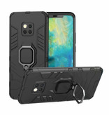 Keysion Custodia Huawei Mate 20 - Custodia magnetica antiurto Cover in TPU nera + cavalletto