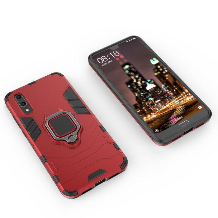 Huawei P20 Caso Lite - magnético del caso de la cubierta a prueba de golpes  Cas
