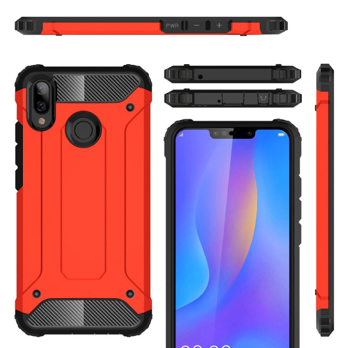 stap in Overtuiging Gewoon Huawei Honor 10 Armor Case - Silicone TPU Hoesje Cover Cas | Stuff Enough.be