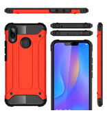 Stuff Certified® Huawei Mate 30 Pro Armor Case - Silicone TPU Case Cover Cas Red