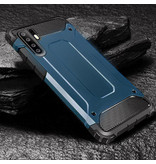 Stuff Certified® Huawei P40 Armor Case - Housse en silicone TPU Cas Bleu