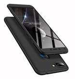 Stuff Certified® Xiaomi Redmi 9C Full Cover - 360° Body Hoesje Case + Screenprotector Tempered Glass Zwart