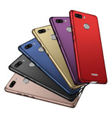 Stuff Certified® Xiaomi Redmi 5 Plus Full Cover - 360 ° Body Case Case + Screen Protector Tempered Glass Red