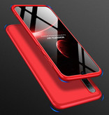 Stuff Certified® Xiaomi Redmi 5A Full Cover - 360 ° Body Case Case + Screen Protector Tempered Glass Red