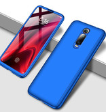 Stuff Certified® Xiaomi Redmi 7A Full Cover - 360 ° Body Case Case + Screen Protector Tempered Glass Blue