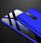 Stuff Certified® Xiaomi Redmi Note 8 Vollständige Abdeckung - 360 ° Gehäusehülle + Hartschutz-Displayschutz Blau