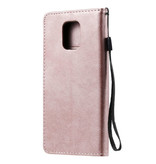 Stuff Certified® Skórzany portfel z klapką Xiaomi Redmi Note 4 - Portfel ze skóry PU Pokrowiec Cas w kolorze różowym