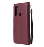 Stuff Certified® Xiaomi Redmi 6 Leren Flip Case Portefeuille - PU Leer Wallet Cover Cas Hoesje Bordeaux