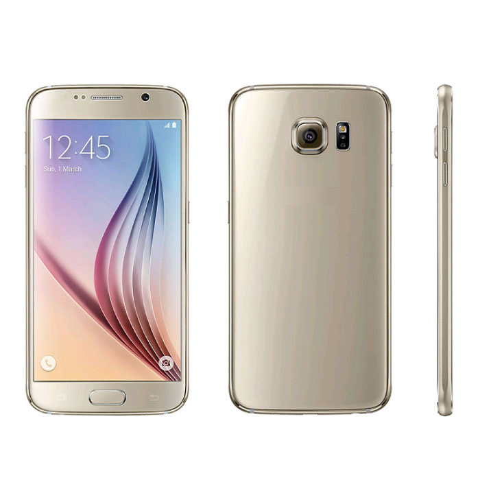 Samsung Galaxy S6 G920F Odblokowany smartfon bez karty SIM - 32 GB - Miętowy - Złoty - 3 lata gwarancji