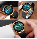 Lige Luxury Watch Men - Anologue Quartz Movement for Men Green