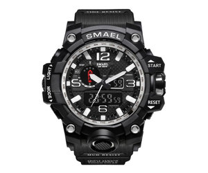 Militair Duik Horloge voor Heren Rubber Bandje Kwarts Uurwerk Stuff Enough.be
