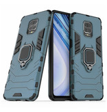 Keysion Coque Xiaomi Redmi 8A - Coque Antichoc Magnétique Cas TPU Bleu + Béquille