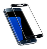 Stuff Certified® Pellicola salvaschermo a copertura totale per Samsung Galaxy S7 Edge Occhiali in vetro temperato con pellicola in vetro temperato 9D