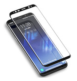Stuff Certified® Samsung Galaxy A8 Plus 2018 Protecteur d'écran à couverture complète 9D Film de verre trempé Lunettes en verre trempé