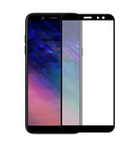 Stuff Certified® Paquete de 2 Samsung Galaxy A8 2018 Protector de pantalla de cubierta completa 9D Película de vidrio templado Gafas de vidrio templado