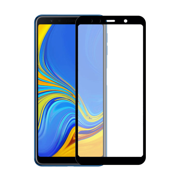 Samsung Galaxy A7 2017 Protector de pantalla de cubierta completa 9D Película de vidrio templado Gafas de vidrio templado