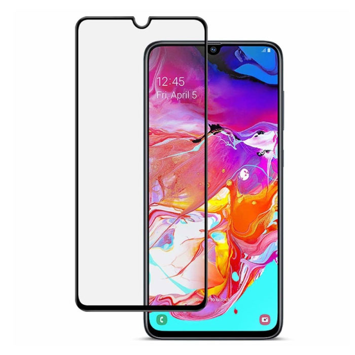 Stuff Certified® Pellicola salvaschermo a copertura totale per Samsung Galaxy A70 Occhiali in vetro temperato con pellicola in vetro temperato 9D